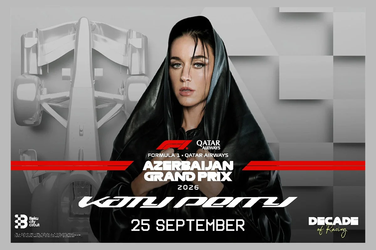 Katy Perry "Formula 1" üzrə Azərbaycan Qran-prisində səhnə alacaq