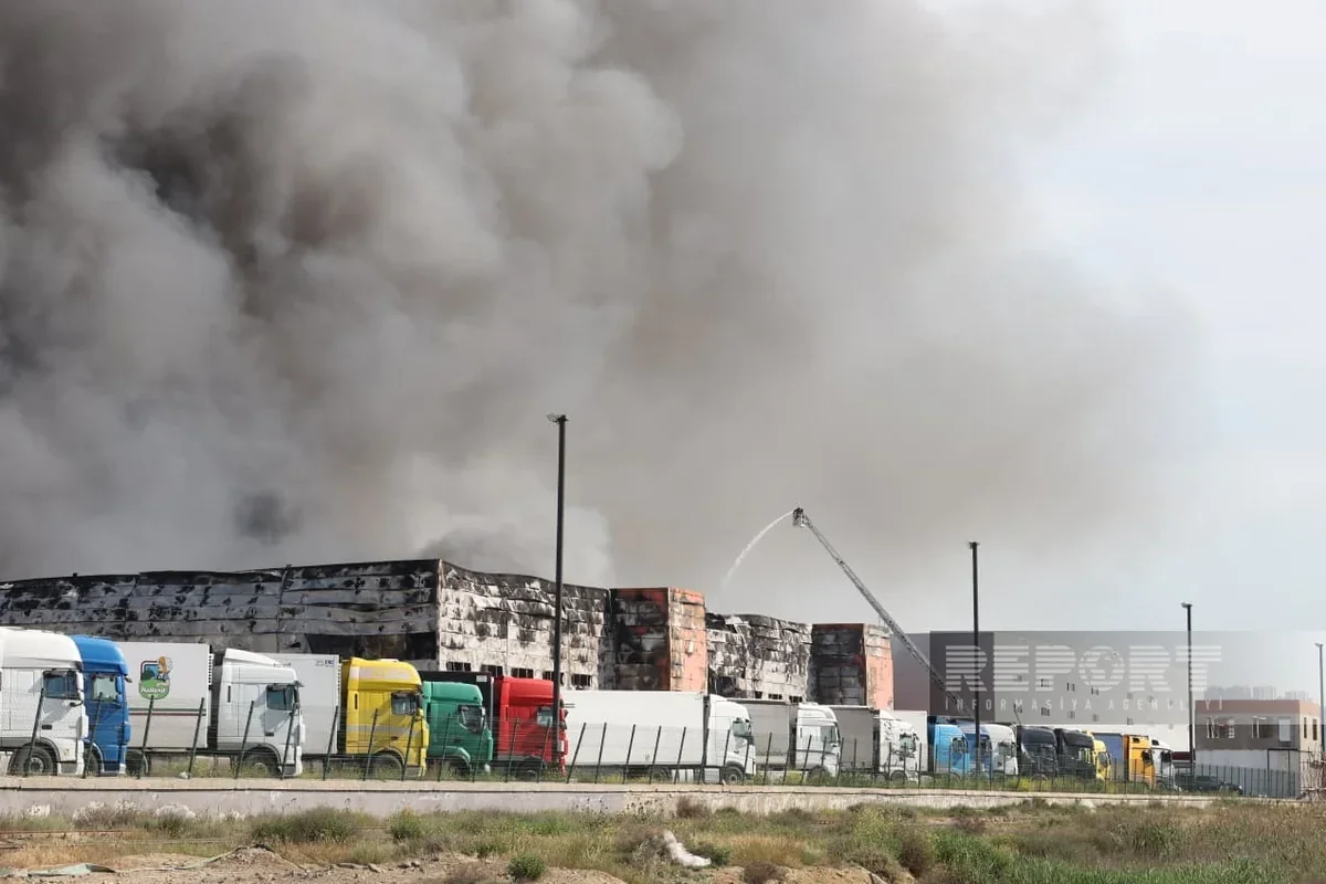 Yesterday, 21 thousand square meters of the warehouse burned in the fire in Lokbatan