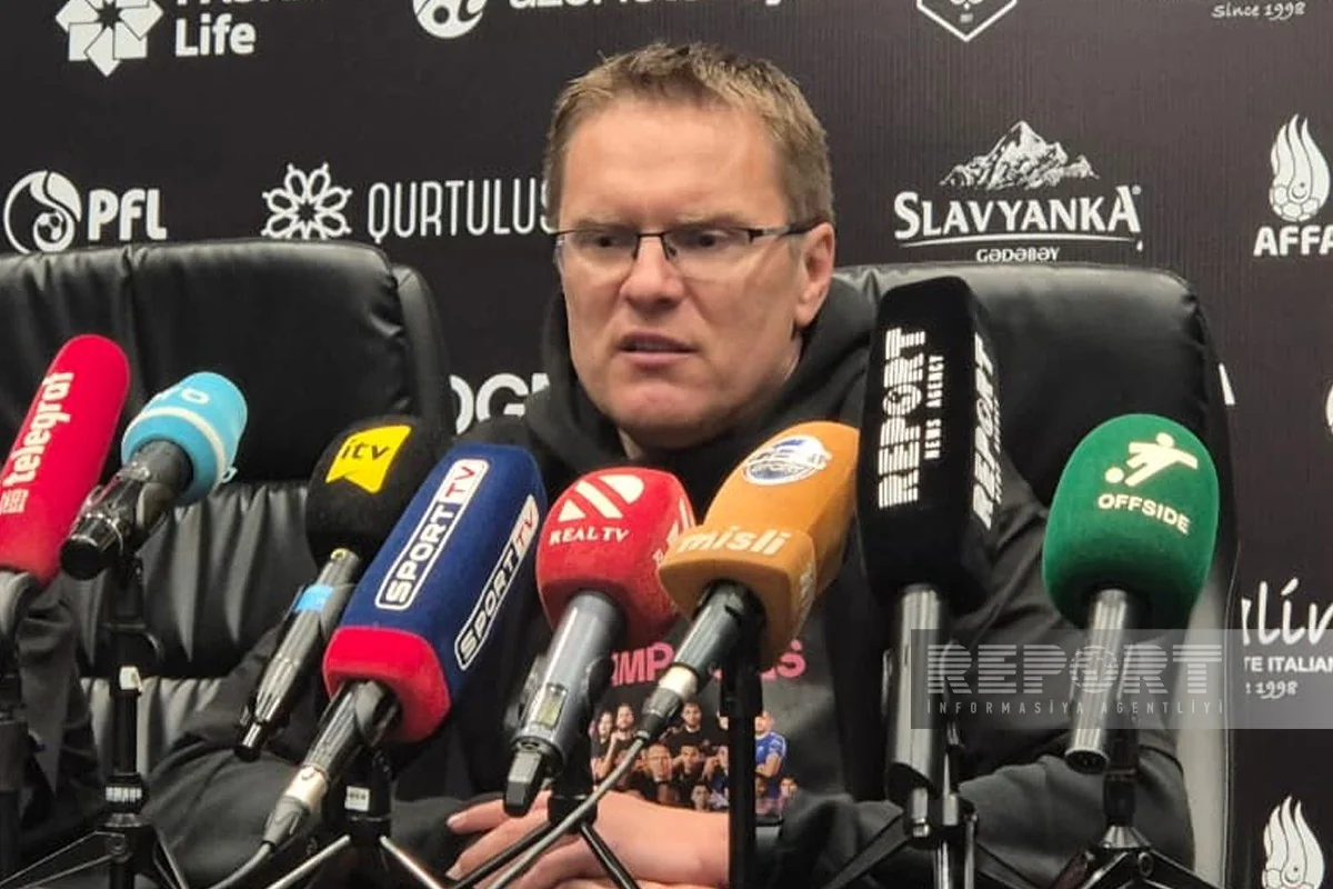 Valdas Dambrauskas: Today we lost to "Neftchi", which is in a very good form