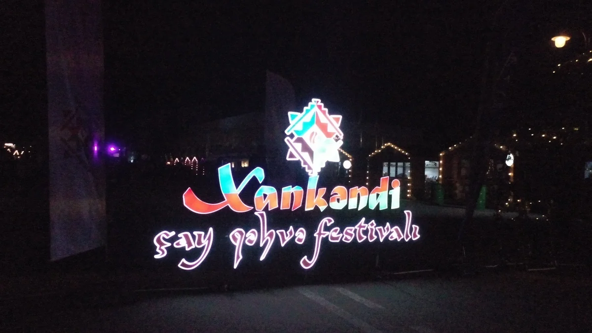 Xankəndidə keçirilən çay və qəhvə festivalı atəşfəşanlıqla başa çatıb