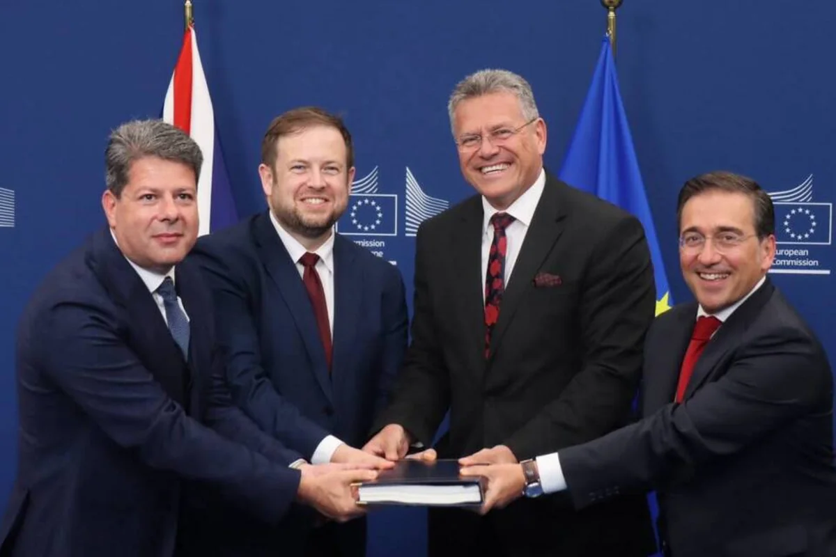 Britain and the EU have signed an agreement on Gibraltar after protracted negotiations