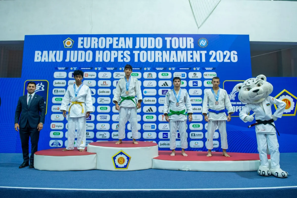 Avropa Cüdo Ümidləri Turnirində medalçılar müəyyənləşib