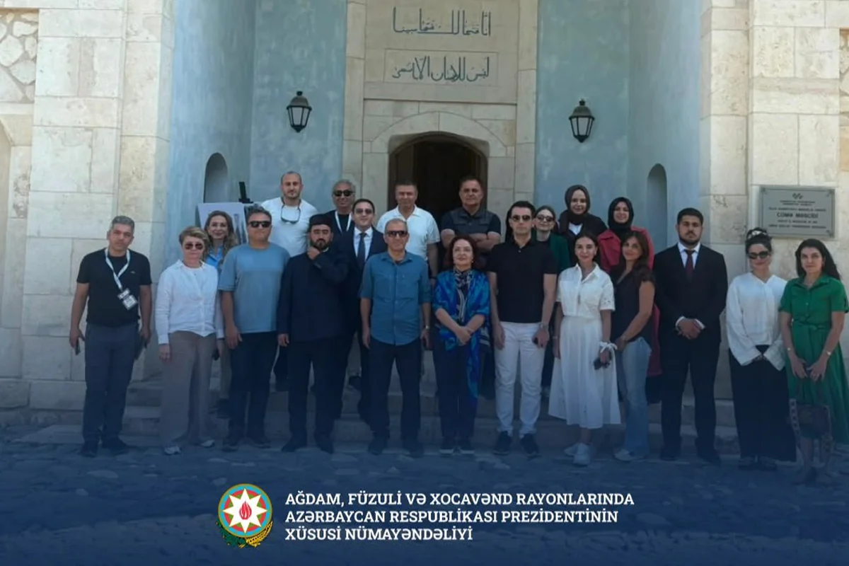 Turkish journalists got acquainted with the restoration and construction works carried out in Agdam