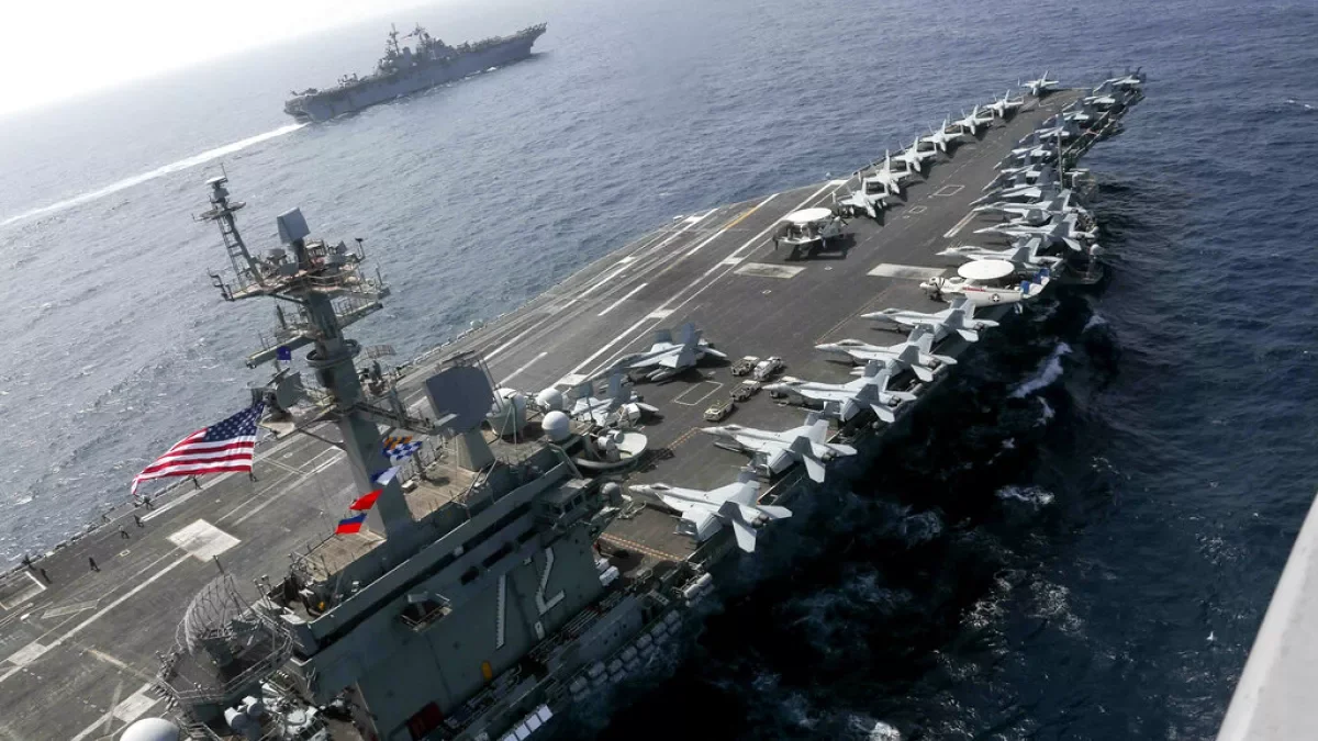 The last US aircraft carrier in Asia is heading to the Middle East
