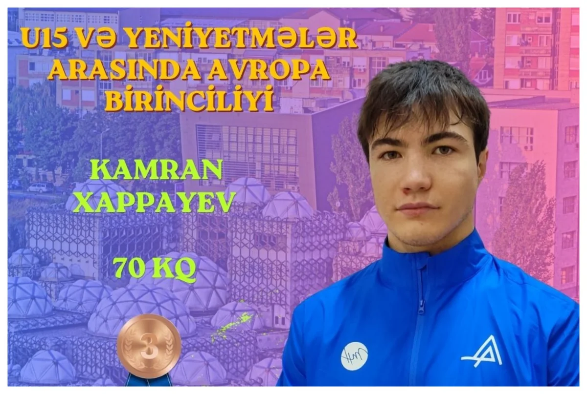 Kamran Khappayev won a bronze medal at the European Championships