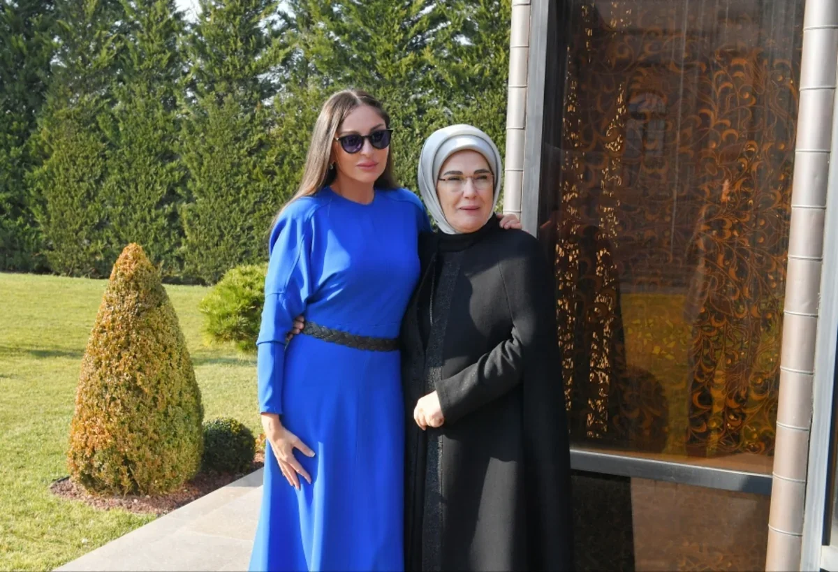 Əminə Ərdoğan: Mehriban Əliyevanın xeyirxah fəaliyyəti dünyada böyük rəğbətlə qarşılanır