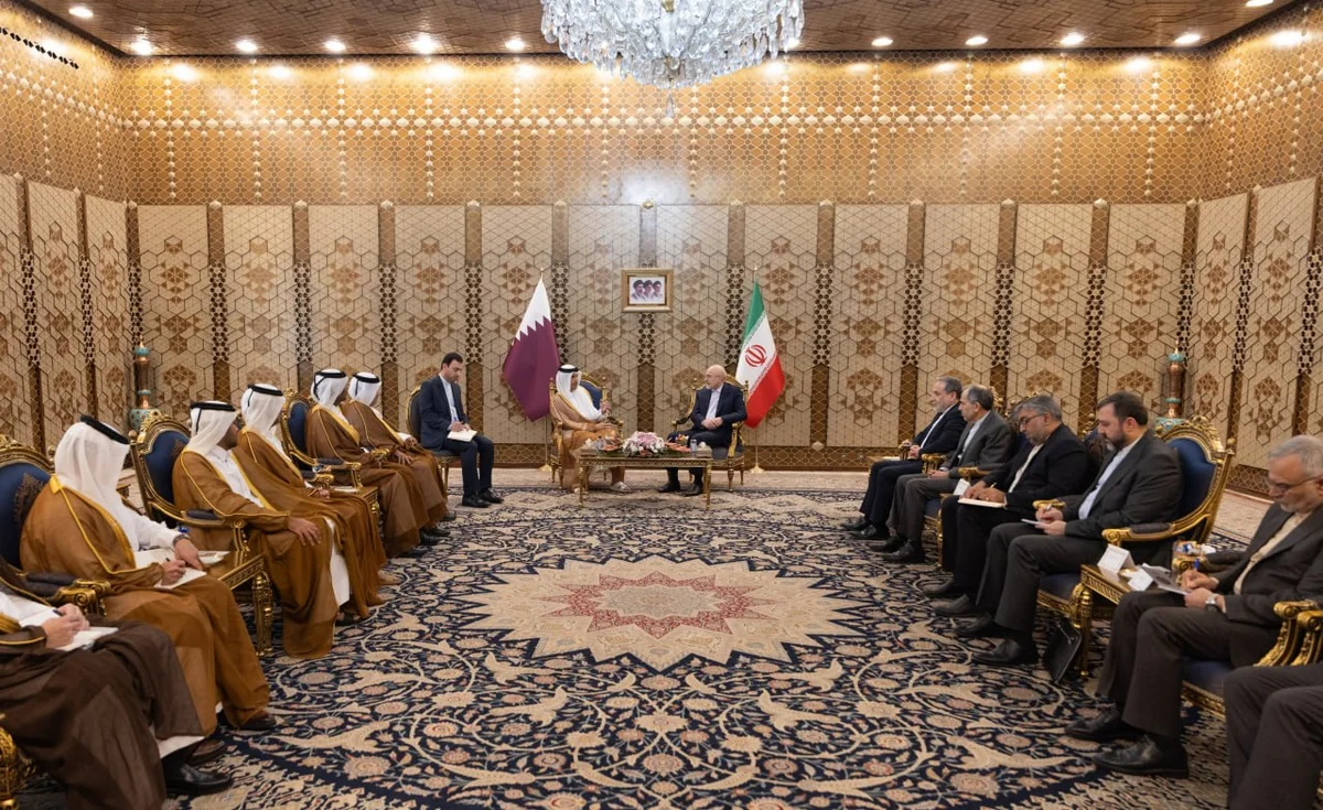 Qalibaf və Al Tani regional gərginliklərin azaldılmasını müzakirə ediblər