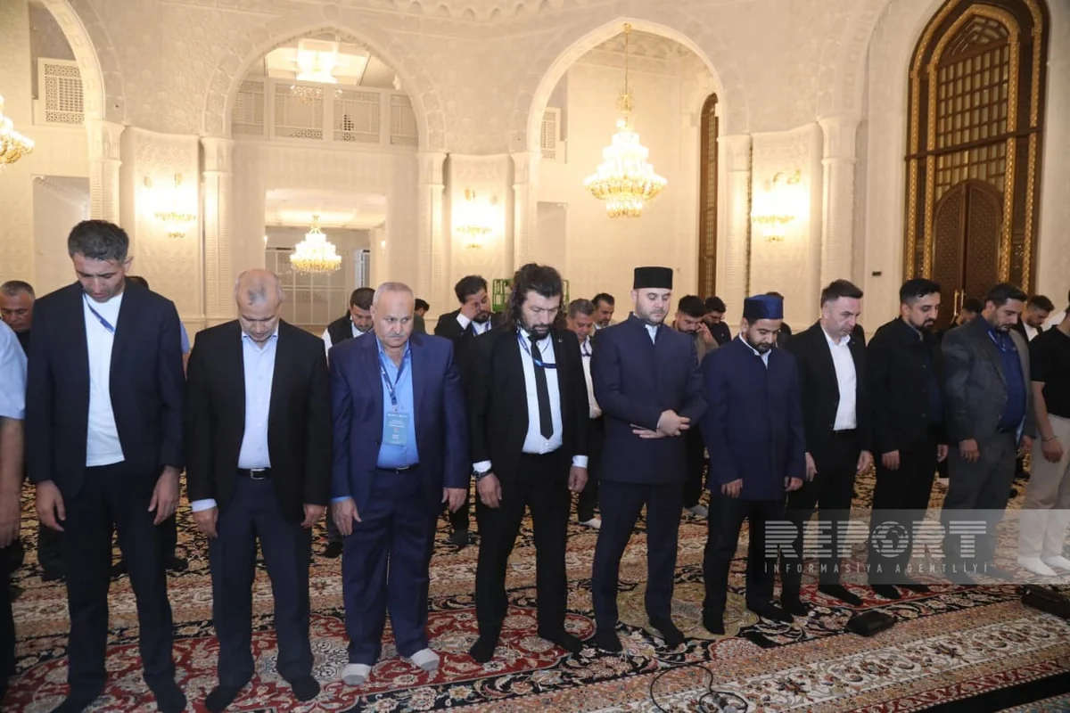 Türkiyə, Gürcüstan və İraqda fəaliyyət göstərən azərbaycanlı din xadimləri vəhdət namazı qılıblar