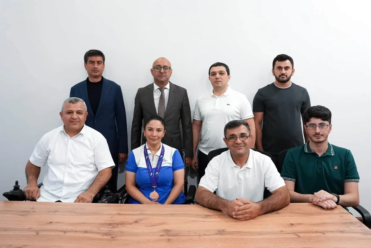 Milli Paralimpiya Komitəsinin rəhbərliyi bocciaçı Sona Ağayeva ilə görüşüb