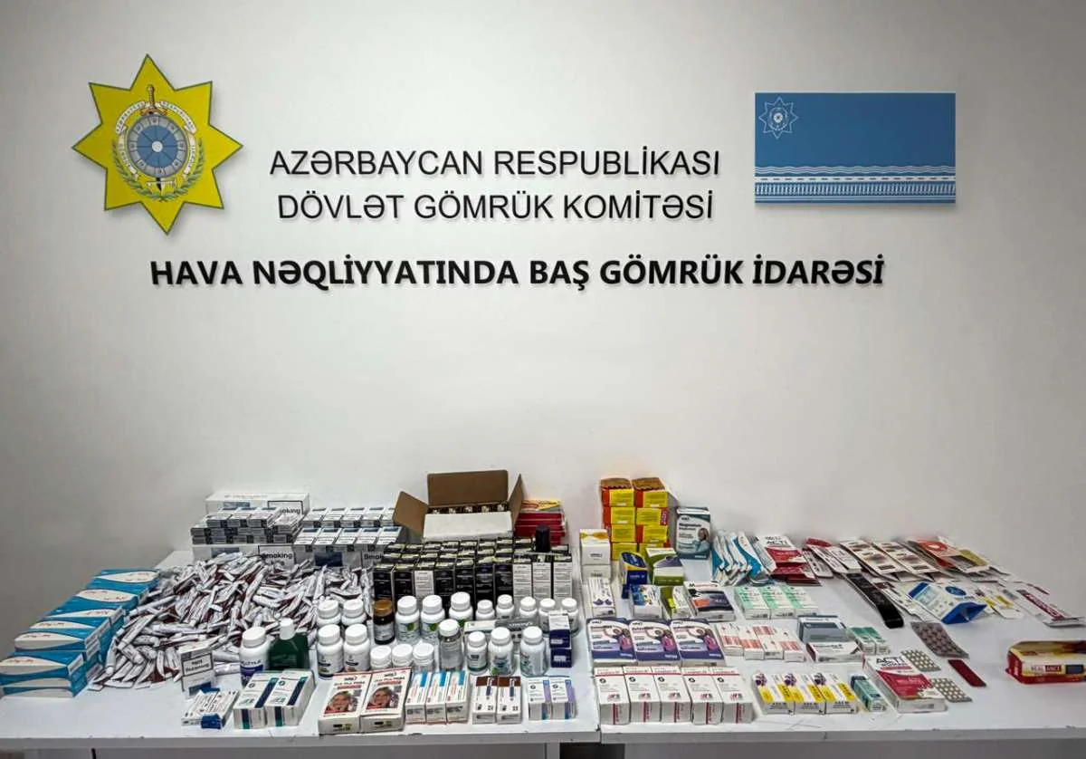 Təbriz-Bakı aviareysi ilə gələn sərnişinlərin baqajında dərman və siqaretlər aşkar edilib