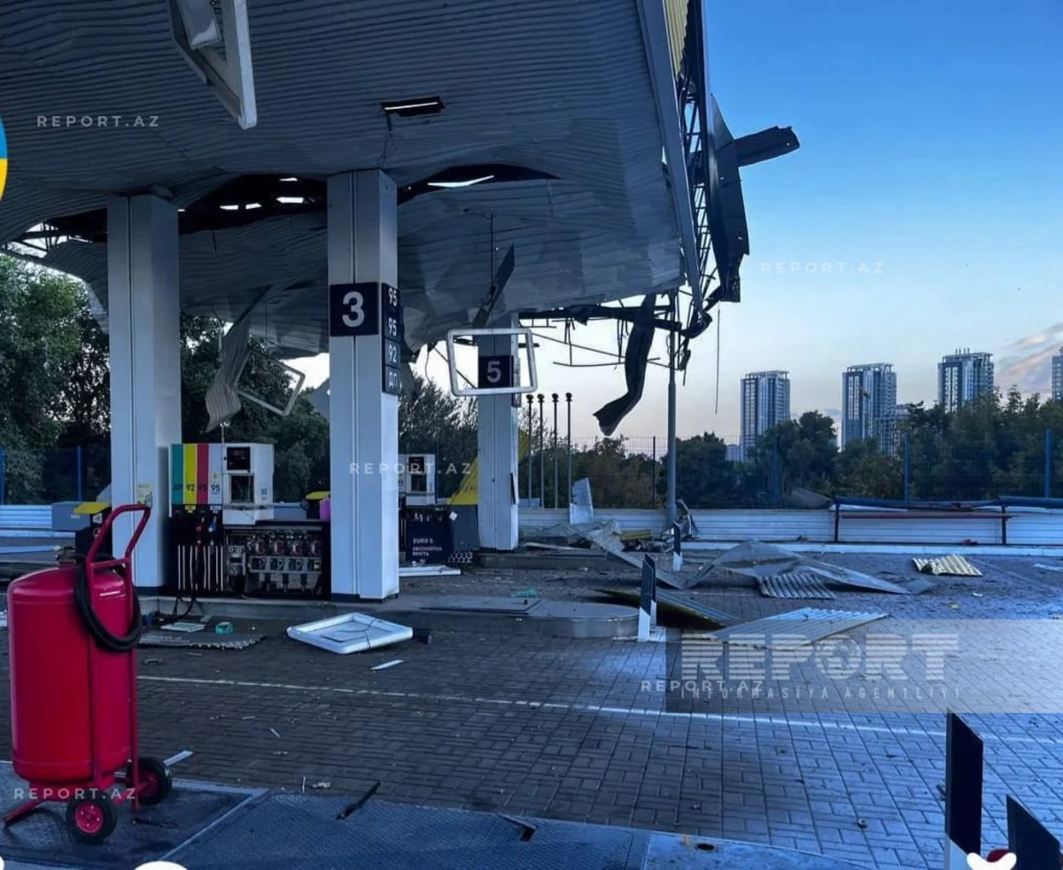 Rusiya ordusu Kiyevə reaktiv dron zərbələri endirib, 10 nəfər yaralanıb