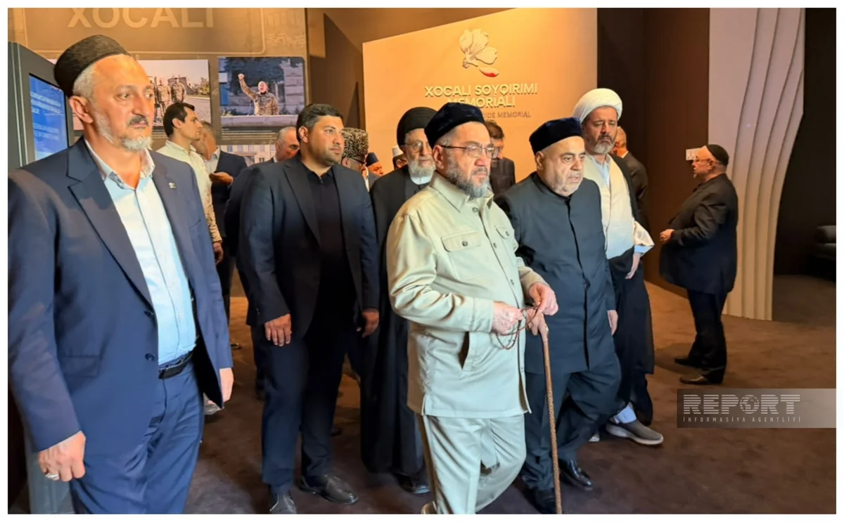 Beynəlxalq konfransın iştirakçıları Xocalı Soyqırımı Memorialı ilə tanış olublar