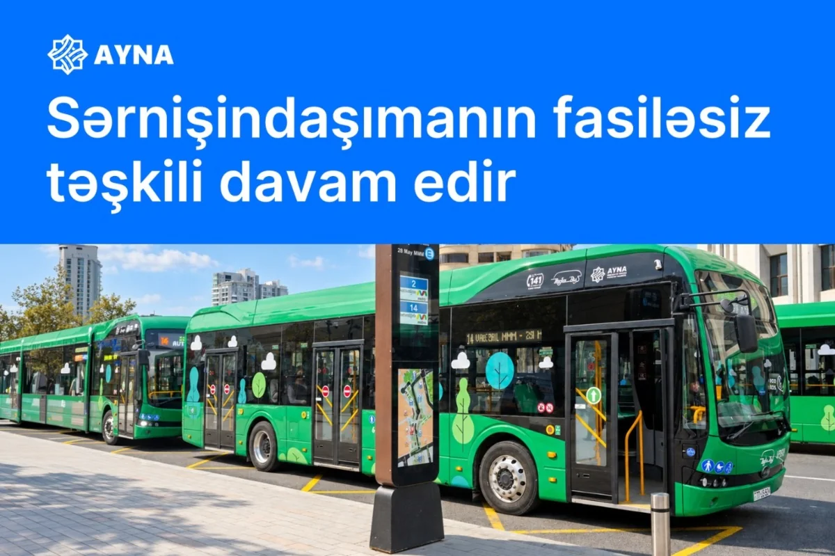 Ötən gün ekspres avtobuslarla 127 000-dən çox sərnişin daşınıb