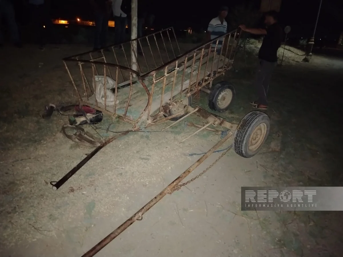 Cəlilabadda "Mercedes" at arabası ilə toqquşub, xəsarət alanlar var