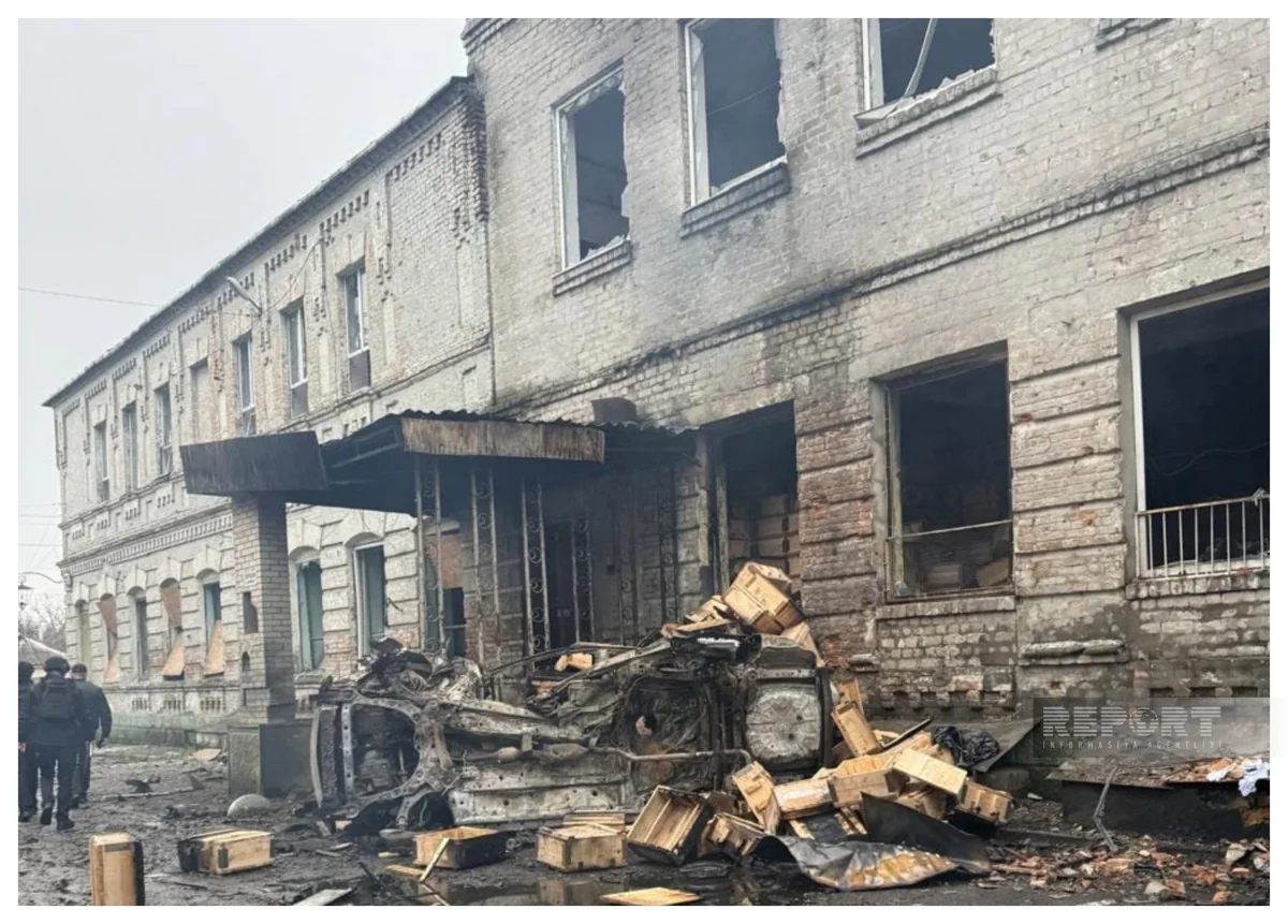 Pavloqradın azərbaycanlı polis rəisinin iş otağı dronla vurulub