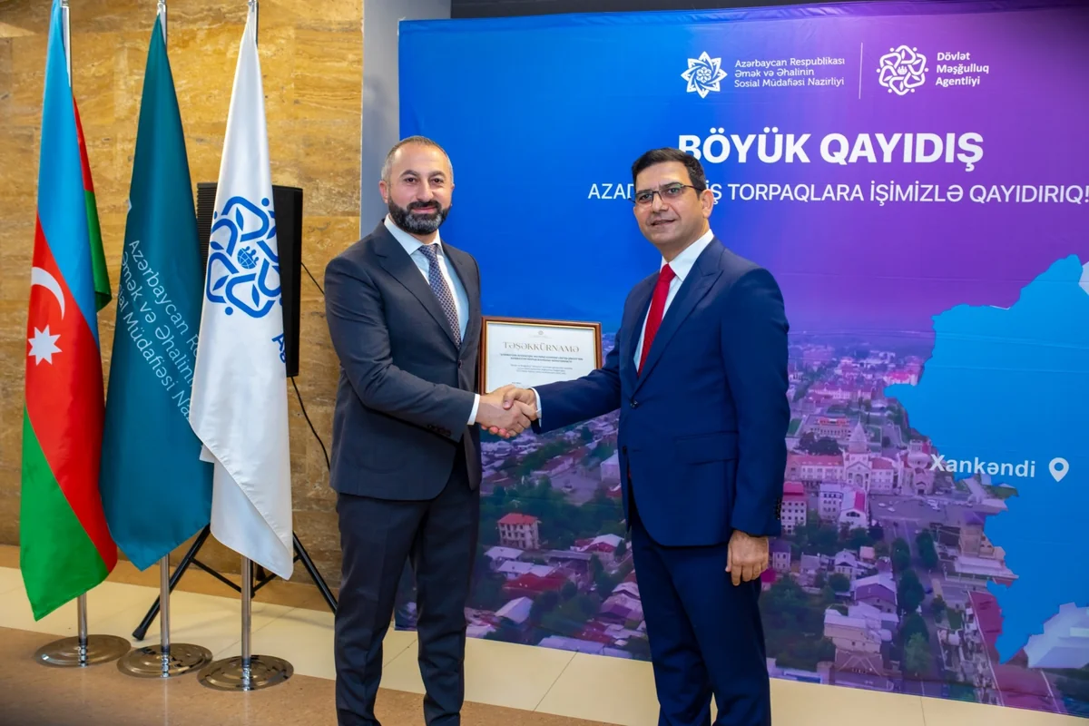 Ağdərə rayonunda yerləşən "Dəmirli" Filiz Emalı Kompleksində 1 342 nəfər daimi işlə təmin olunub