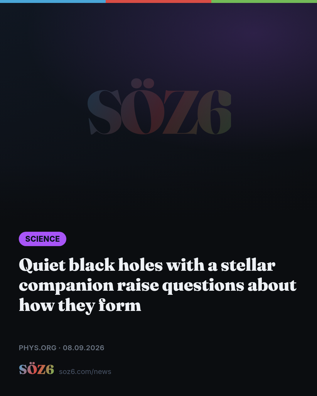 Quiet black holes with a stellar companion raise questions about how they form