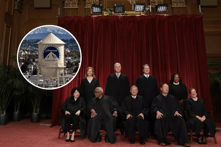 Supreme Court Justices Laugh at Lawyer's Answer in Paramount Case