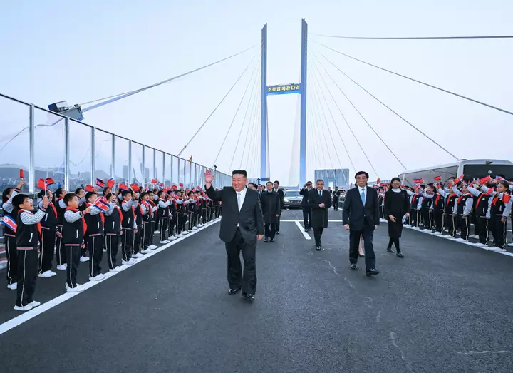 Kim Jong Un Makes Surprise Trip to China, Crosses New Bridge