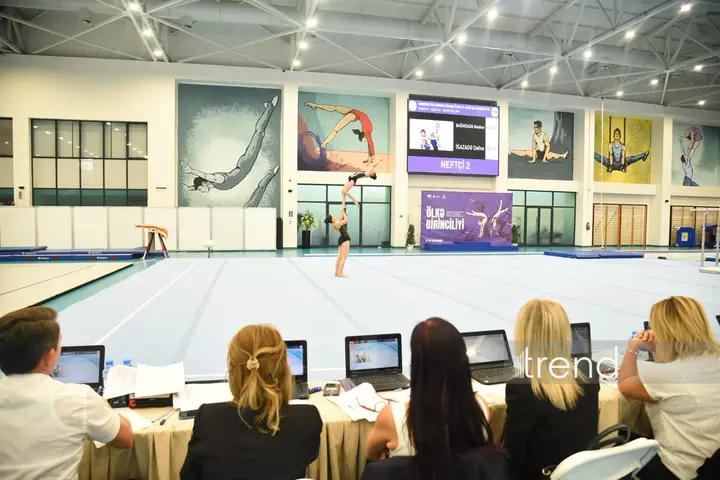 Azerbaijan's acrobatic, aerobic gymnastics championships conclude in Baku (PHOTO)