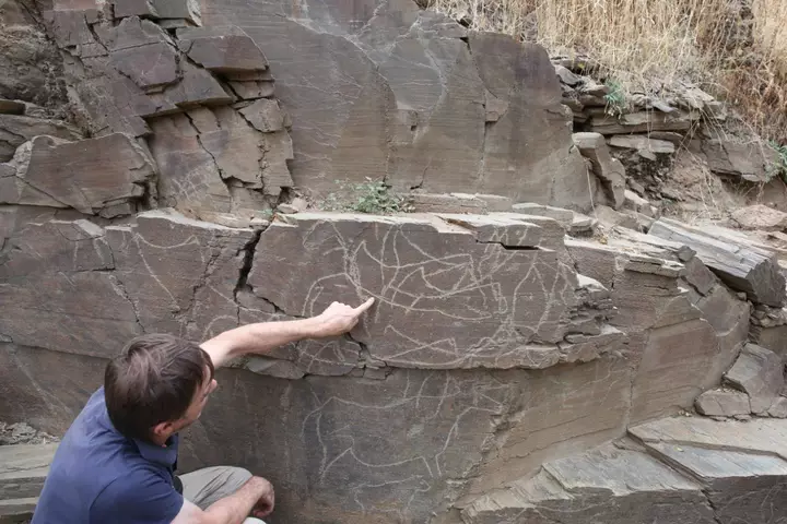 Archaeologists are uncovering the meaning of a unique rock art site