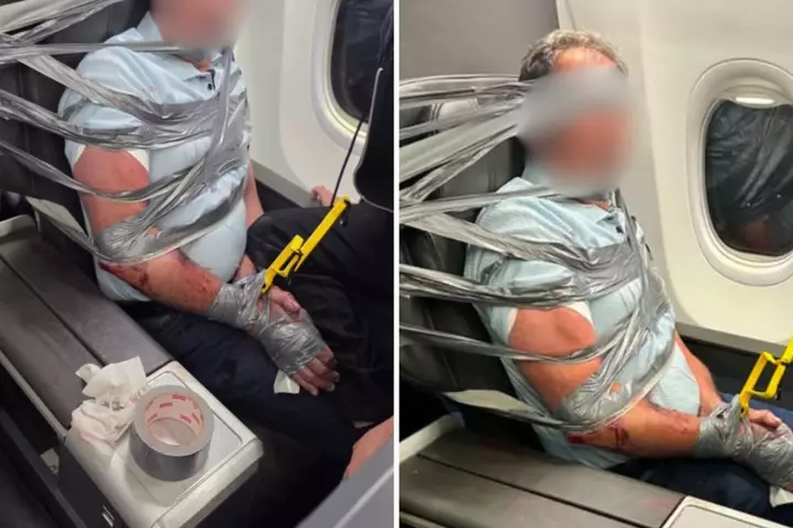 Unruly Passenger Duct-Taped on Flight Could Face 20 Years in Prison