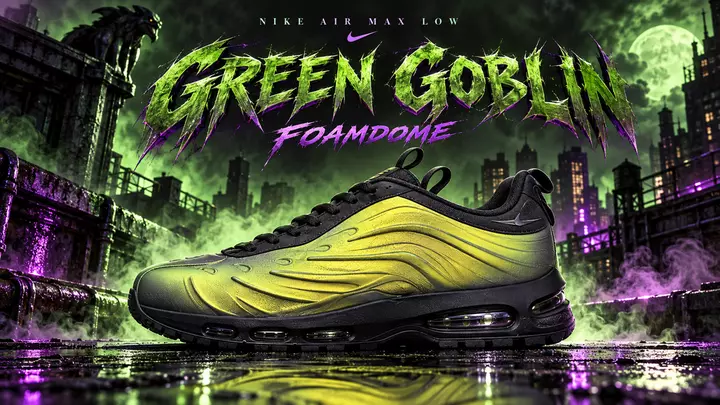 Nike Foamdome ‘Green Goblin’ Release Date, Price, Luke’s NYC