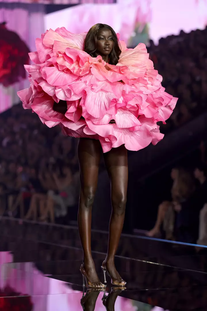 Anok Yai Was a Floating Pantless Flower at the Victoria's Secret Fashion Show 2026