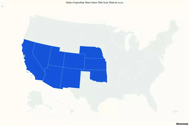 El Niño Map Shows Which States Could Be Hit With More Snow This Year