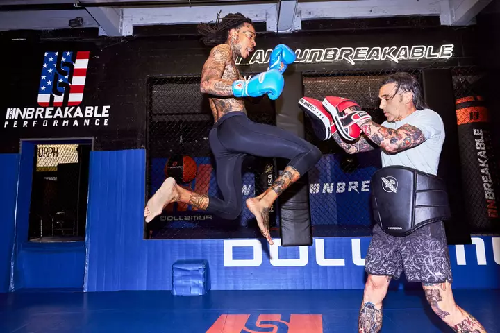 Wiz Khalifa's Hard-Hitting, Muscle-Building Workout