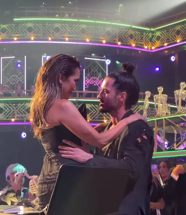 Val Chmerkovskiy and Carrie Ann Inaba Filmed Speaking During ‘DWTS’ Commercial Break: Here’s What They Said
