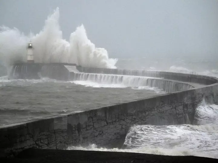 Two storms slam northern Europe, cut power to 150,000 homes