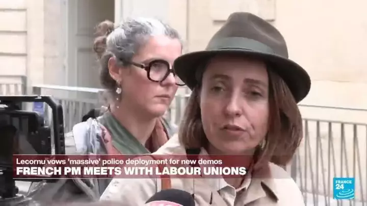 REPLAY: French union leaders urges strikes after meeting with PM Lecornu