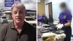 Watch: VHS tapes and computers handed to police as Thomas Markle is investigated