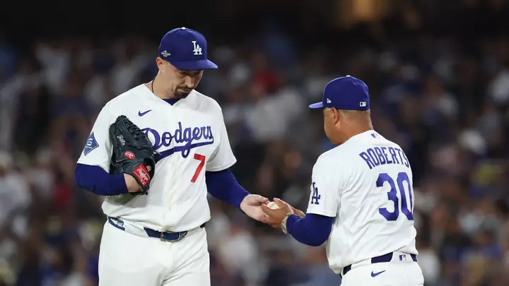 Dodgers manager Dave Roberts explains leaving Blake Snell in before costly back-to-back home runs in Game 3