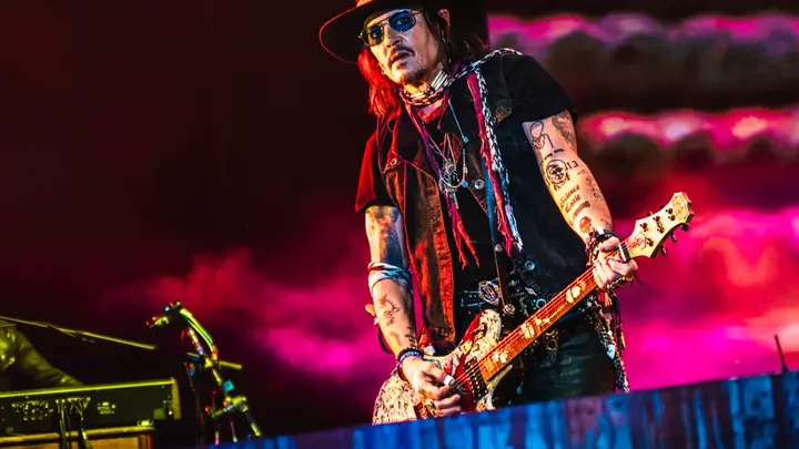 Johnny Depp Just Joined One of Rock's Biggest Bands for a Surprise Performance