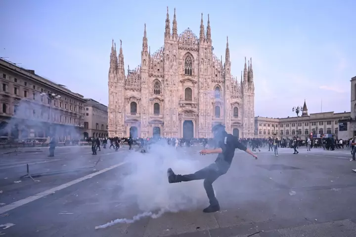 Milan ‘Hooligans’ Condemned As Protests Surround Historic Cathedral