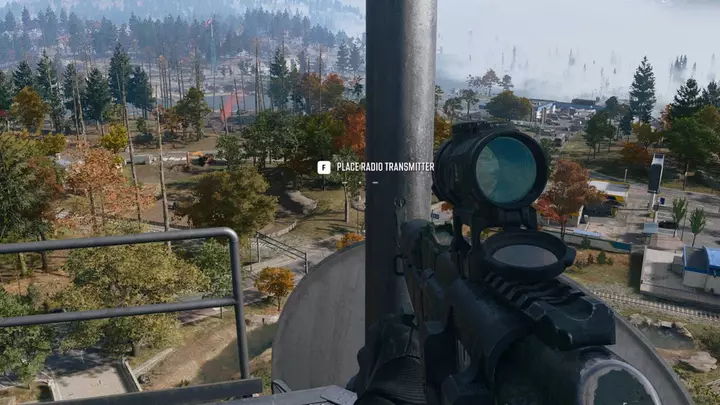 How to place a transmitter on top of two radio towers in DMZ in Modern Warfare 4