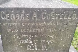U.S. Civil War Veteran's Grave in Stockport, England