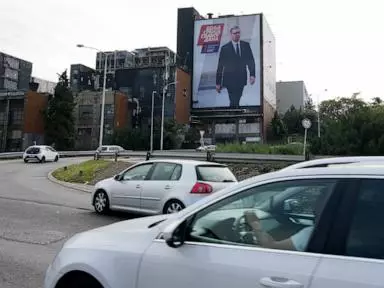 Serb voters abroad face long trips in tight election after officials move polling stations