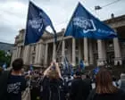 Two key unions turn on Labor, running attack ads and pulling campaign funds a month out from Victorian election