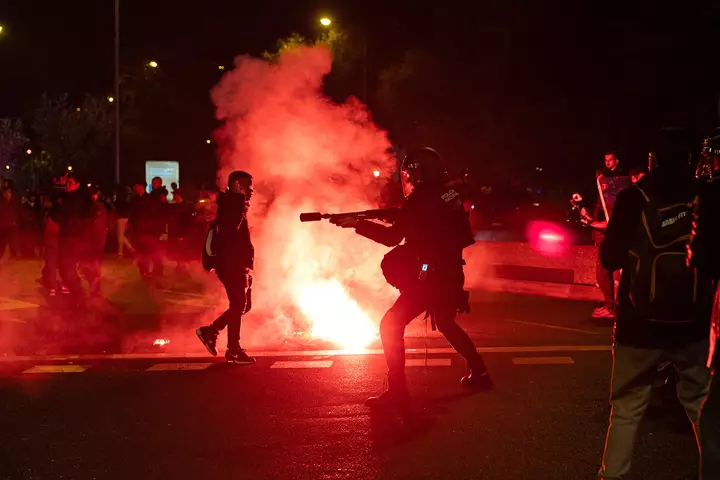 Protests erupt in Spain after train crash kills dozens