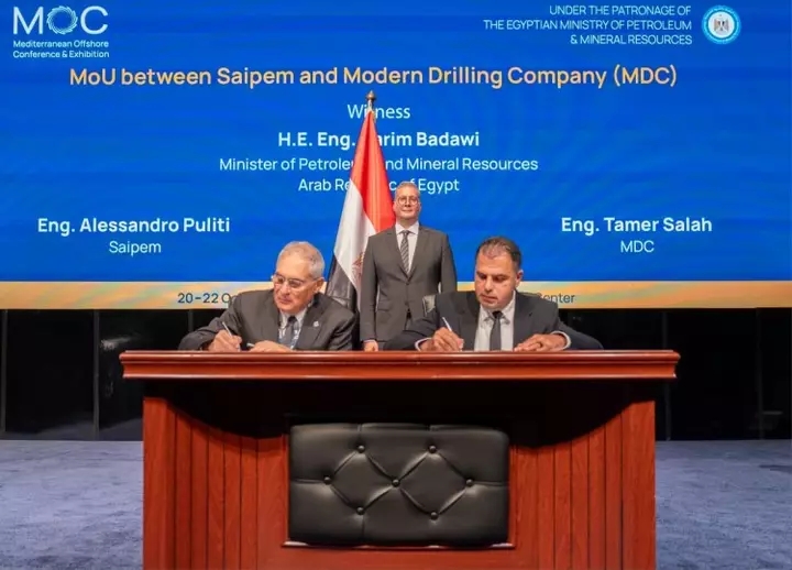 Saipem və MDC, Misiri hədəf alan dənizkənarı qazma əməkdaşlıq müqaviləsi imzalayıb