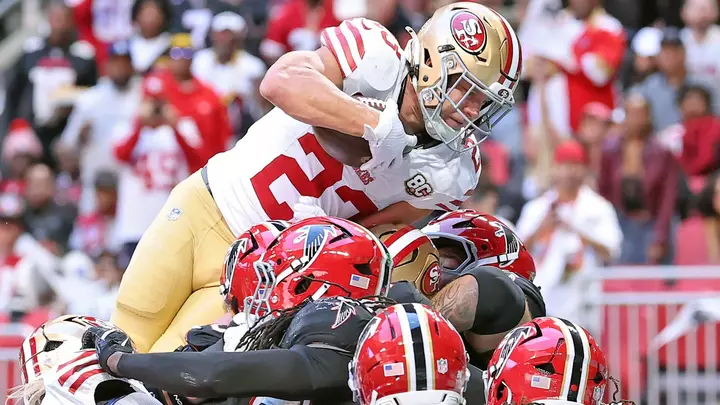 49ers RB Christian McCaffrey exits with injury vs. Falcons, is questionable to return