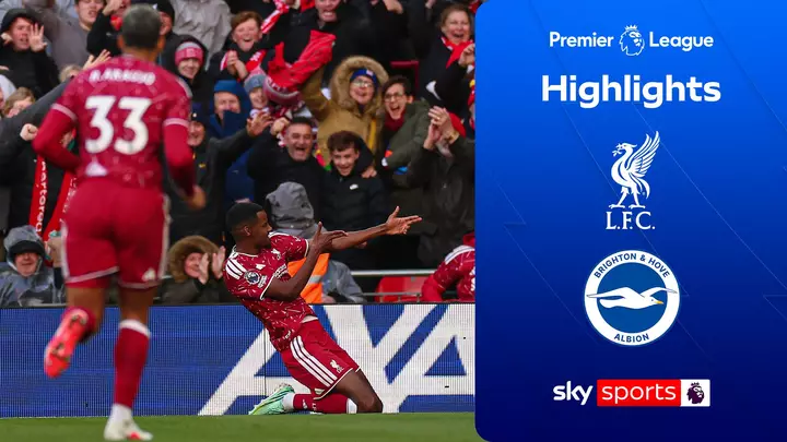 Liverpool down in-form Brighton to jump to fourth in the table