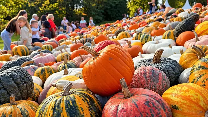 Belçika: Pumpkimania festivalı Groot-Bijgaarden qalasını ələ aldı