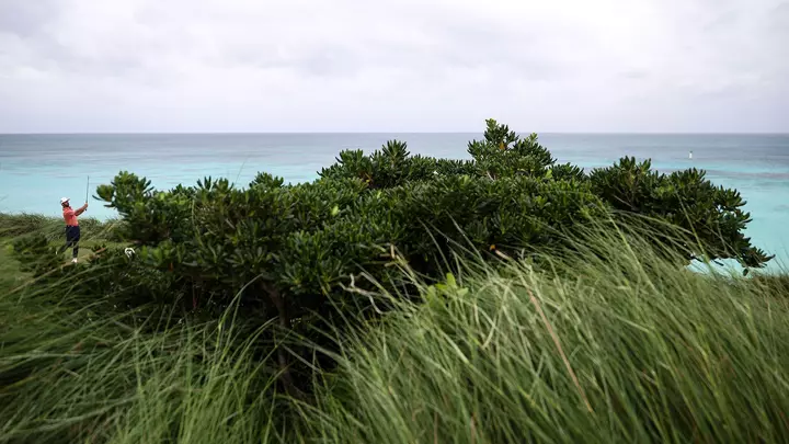 Bermuda Championship pushed to rare Monday playoff after 54 holes as weather cancels final round