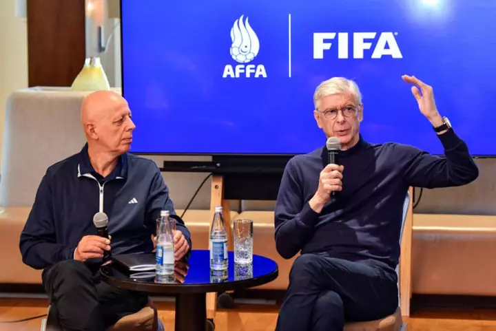 FIFA’s Arsène Wenger leads football development masterclass in Baku