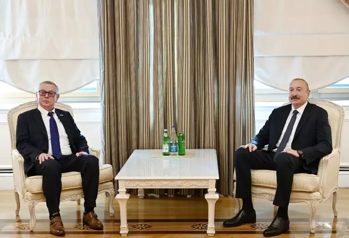 Prezident İlham Əliyev BMT-nin Terrorla Mübarizə Ofisinin nümayəndəsi Aleksandr Züev ilə görüşdü