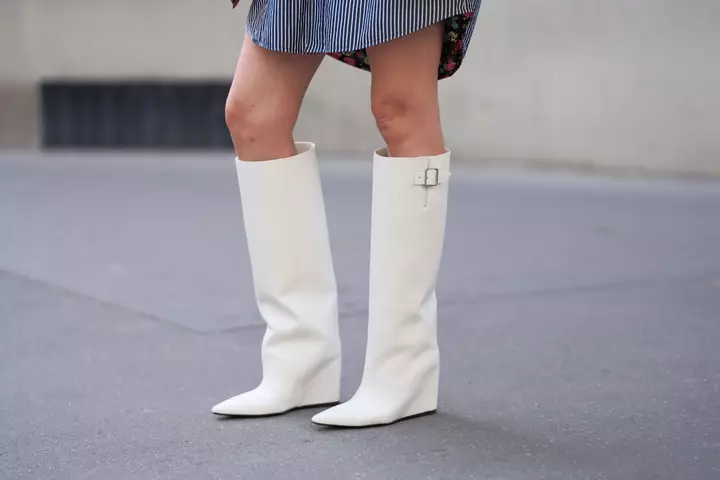 How to Style White Boots: Jorts, Statement Jackets, and More
